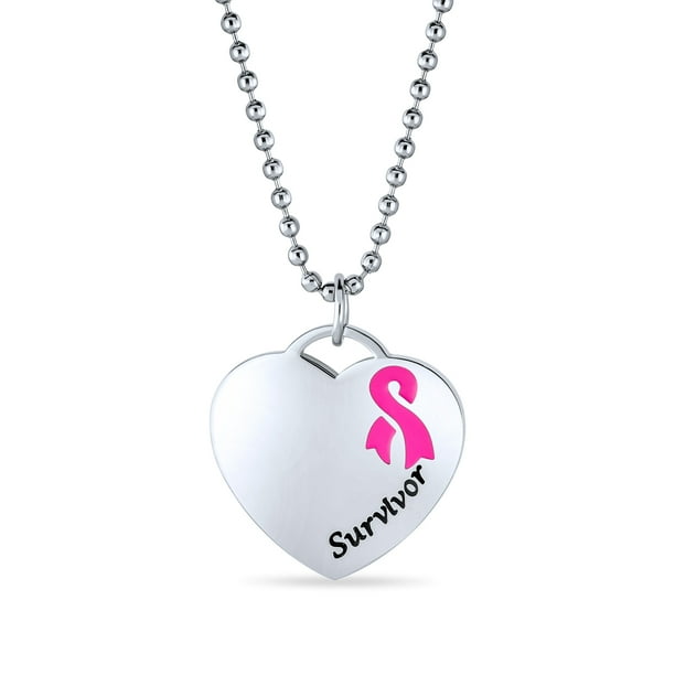 Breast Cancer Awareness Pink Ribbon Pendant Necklace Lot of 12 Breast Cancer Awareness Pink Ribbon Pendant Necklace Lot of 12